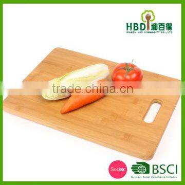 Bamboo square vegetable chopping board with FDA,LFGB,BSCI,SEDEX,FSC