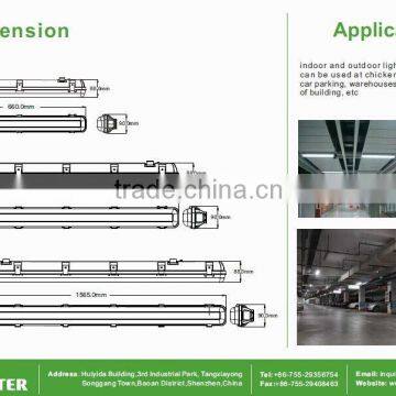 CE,RoHS,IP65 50W Led Tri Proof Light for Square With 5 Years Warranty, photo-5