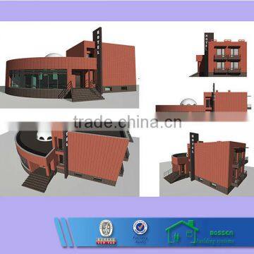 interior finished steel prefabricated villas