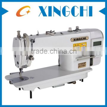 8700 high speed single needle direct drive lockstitch sewing machine with trimmer