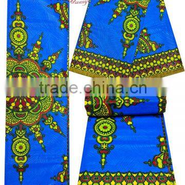 High quality real wax hollandais fabric SMAW30 African leaves printed wax fabric