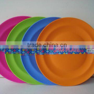 4PK picnic round plates 10 inch #TG20724