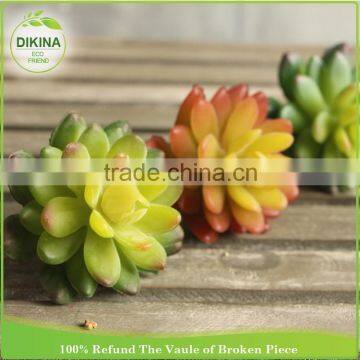 Wedding Birthday Gifts Green Succulent Jewelry Necklace Pendant Wholesale Faux fake artificial cactus plants