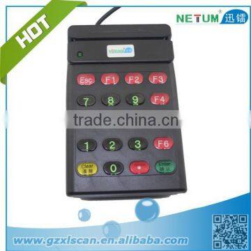 NT-700 Magnetic Keyboard Card Reader Track 2 for bank and supermarket