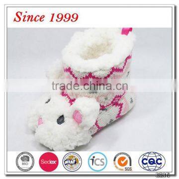 lovely big rabbit animal head baby shoes