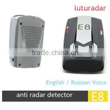 360 Degrees Radar Detectors LED Display for Car E8 With Full Band Laser Alert Voice photo-4