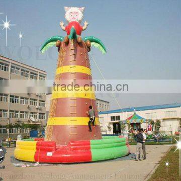 Hot sale inflatable climbing wall/inflatable rock wall products