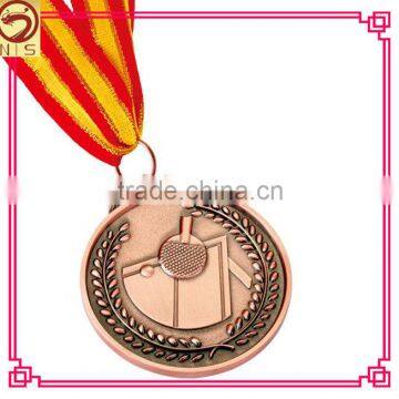 cheap sports medal with ribbon