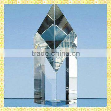 Fancy Blank Cheap Crystal Trophy For Company Promotion Gifts