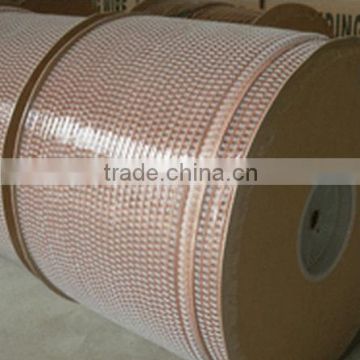 Nylon coated double loop wire for book binding