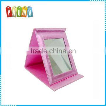 Promotional Foldable PU Cosmetic Mirror