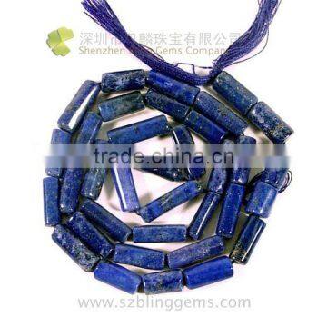 Wholesale Semi precious stone lapis lazuli terete loose beads