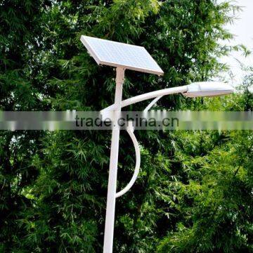 solar street light with pole