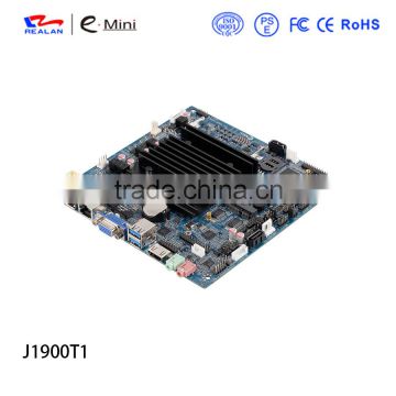 x86 industrial mini itx motherboard for industrial pc with intel j1900 processor 6 COM hdmi and vga