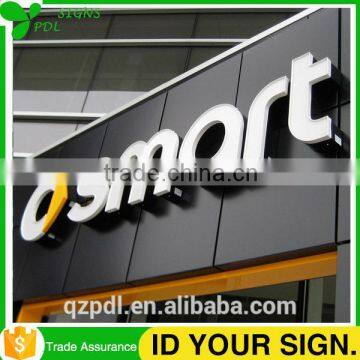 Outdoor Waterproof Built Up 3D Raised Shop Front Signs