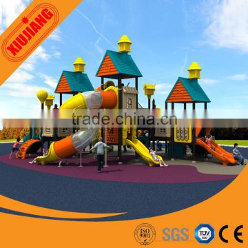 tube slide play house all in one outdoor playground equipment for kids