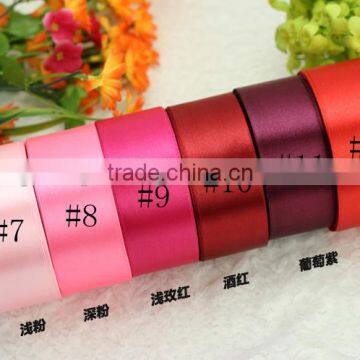 100% colored polyester satin ribbon ,Wedding decoration