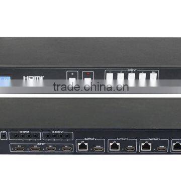 High Quality 4by4 HDMI Matrix With Simultaneous CAT and HDMI Outputs photo-4
