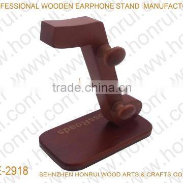 Wooden Earphone Display, Custom Shape Earphone Wooden Display, Earphone Display Supplier photo-6