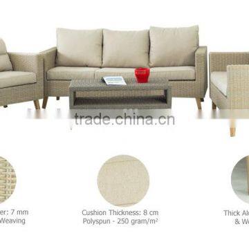 Contemporary Lifestyle Wicker Outdoor Sofa Furniture photo-4