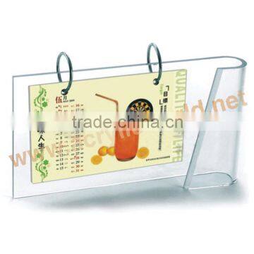Acrylic Calendar Holder,desk Calendar With Stand,acrylic Desktop Calendar Holder
