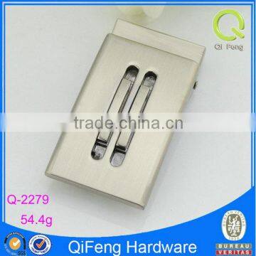 Brushed Nickle Eco Friendly Metal Accessory for Garment Men Belt Buckles