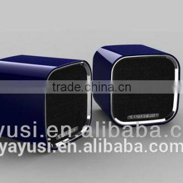 2.0 Portable Mini Computer Speaker With Passive Vibration Membrane at Backside ,hot New Products for 2015,speaker Box photo-3