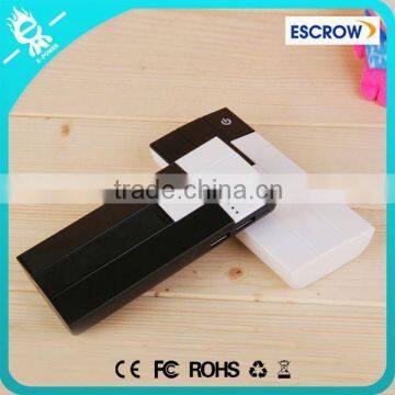 oem factory wholesale dual USB output ports emergency harga power bank 10000mah for samsung for iphone 6