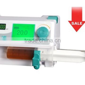 Low price LCD Display Single Syringe Pump compatible with Voice Alarm KVO Speed SP-50B injection pump