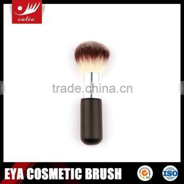 Eya Single Wooden Handle Powder Brush with Synthetic Hair