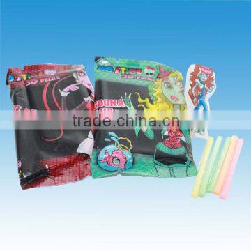 CC stick candy with 3D cartoon puzzle