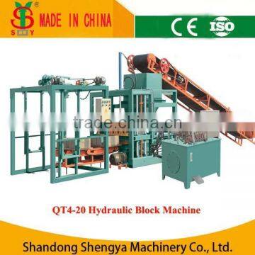 brick machine used QT4-20 cement block machine hydraform brick making machine in south africa