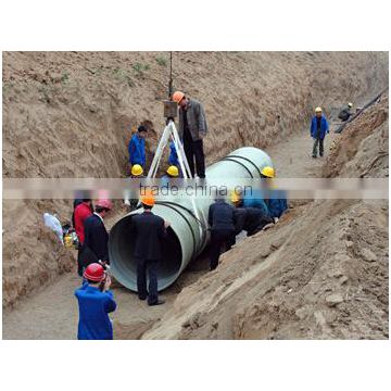 glass fiber reinforced plastic pipe for power plant and farm