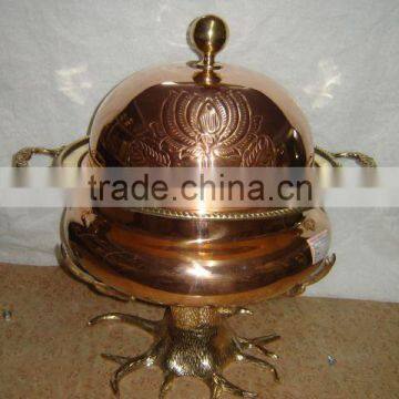 Copper Brass & Silver Plated Chaffing Dishes