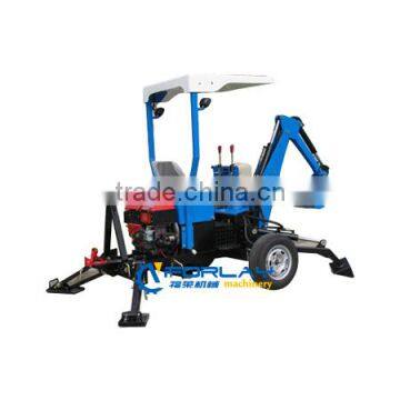 mini towable backhoe