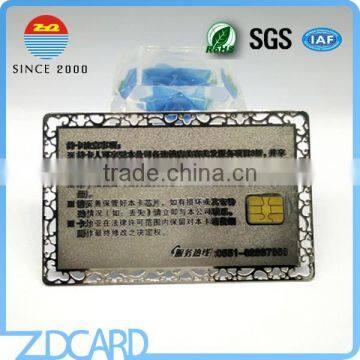 Stainless Steel Electroplate Matt Blank Metal Business Card photo-4