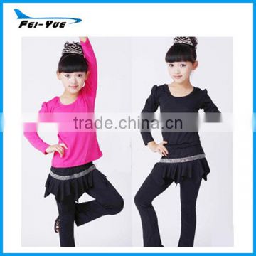 Children's Spring Long-sleeved Clothes Latin Dance Costume