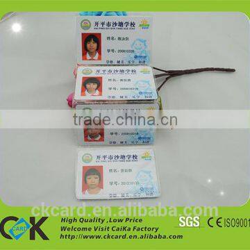 China supplier ISO standard school student card printing