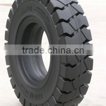 8.25-12 solid rubber tires for industrial forklift