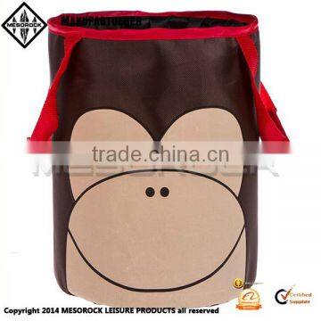 Creative Design Multifunctional Portable Auto Hanging Bag Folding Cartoon Car Trash Bin photo-3