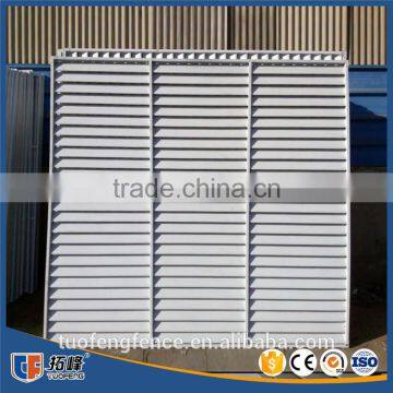 Factory custom zinc steel interior window blinds