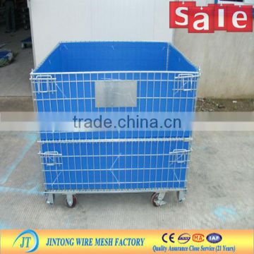 foldable mesh box pallet/ mesh container /mesh box supplier (manufacturer)