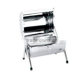 Stainless steel camping convenient charcoal barbecue grill