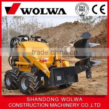 Track and Wheel Small Skid Steer Loader With Various Attachments photo-3