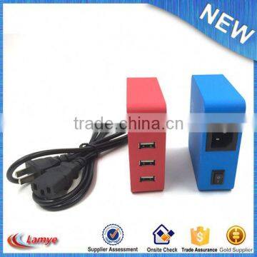 Wall usb charger Travel phone charger usb 4 port