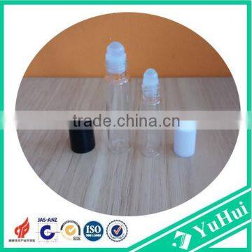 glass roll on perfume bottle with cap