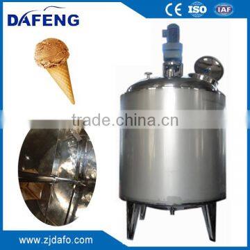Stainless Steel 304 316L Ice Cream Electric Heating Jacket Mixing Tank photo-2