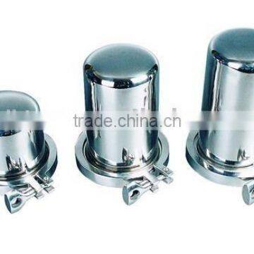 Low price polished filter housing, excellent quality air filter, stainless steel breather filter