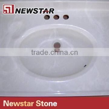 Different kind White Artificial Marble Countertop
