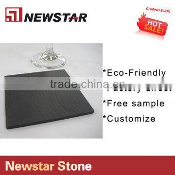 square stone slate plate/dinnerware/cup coaster 